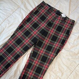 J. Crew Ruby Full Length Plaid Pants